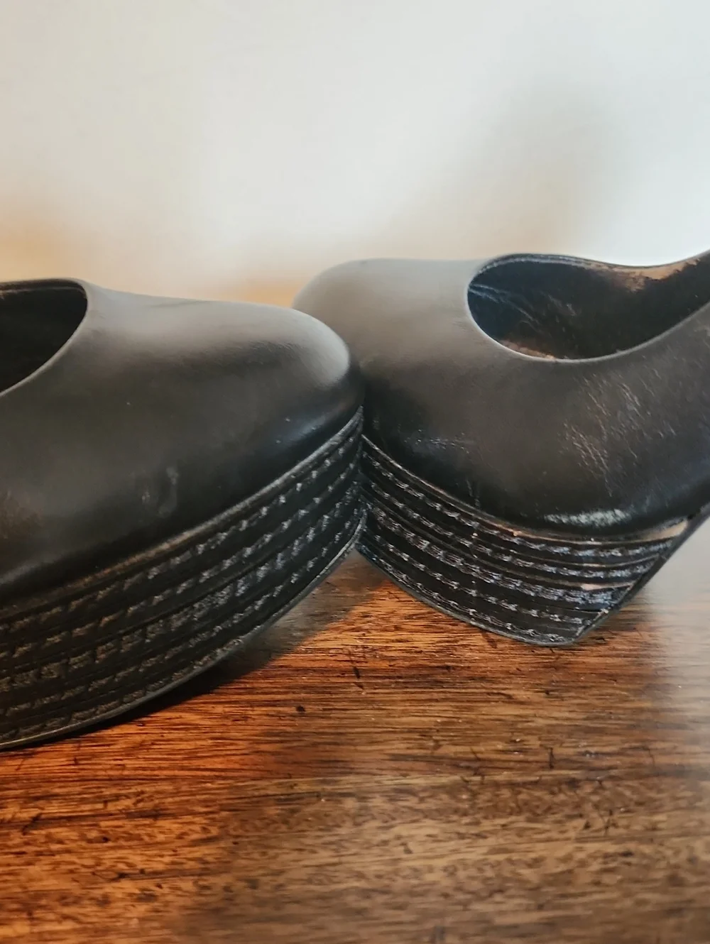 Women'sTrouve Black Platform Block Heel Pumps Sz 9